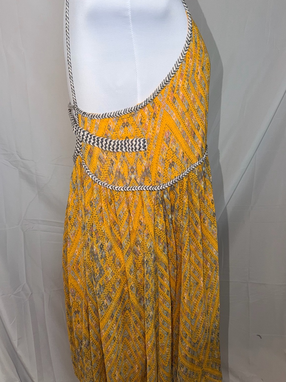 Free People "Periscopes in the Sky" Printed Babydoll Dress - Picture 4 of 13